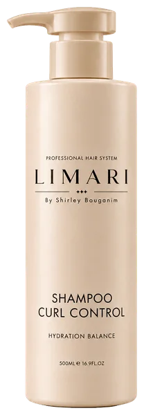 קונדישינר Curl Control של LIMARI, בקבוק פאמפ בגוון חול