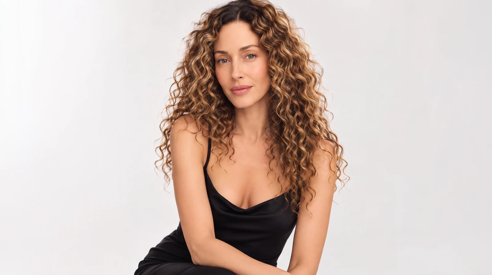 שירלי בוגנים, מייסדת LIMARI, מחייכת בשיערה הטבעי